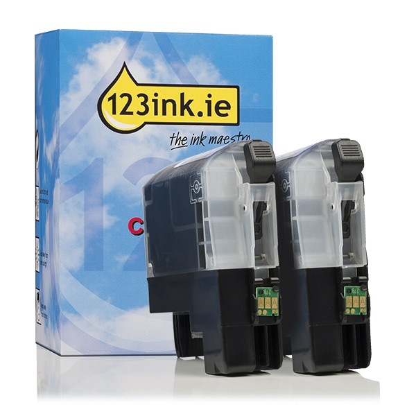 123ink version replaces Brother LC-227XLBK high capacity black ink cartridge 2-pack LC-227XLBKC 127230 - 1