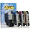 123ink version replaces Brother LC-227XL / LC-225XL BK/C/M/Y ink cartridge 4-pack 127226 - 1