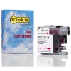123ink version replaces Brother LC-22EM magenta ink cartridge