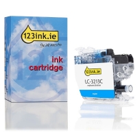 123ink version replaces Brother LC-3213C high-capacity cyan ink cartridge