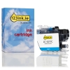 123ink version replaces Brother LC-3217C cyan ink cartridge