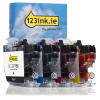 123ink version replaces Brother LC-3217VAL BK/C/M/Y ink cartridge 4-pack