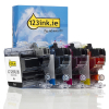 123ink version replaces Brother LC-3219XLVAL BK/C/M/Y ink cartridge 4-pack