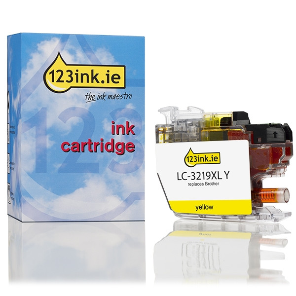123ink version replaces Brother LC-3219XL Y high-capacity yellow ink cartridge 028915 - 1