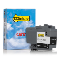 123ink version replaces Brother LC-3235XLBK high capacity black ink cartridge LC3235XLBKC 051195