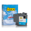 123ink version replaces Brother LC-3235XLC high capacity cyan ink cartridge
