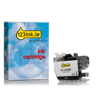 123ink version replaces Brother LC-421BK black ink cartridge LC-421BKC 051285