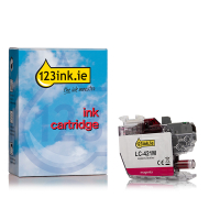 123ink version replaces Brother LC-421M magenta ink cartridge LC-421MC 051289