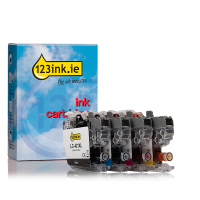 123ink version replaces Brother LC-421XL BK/C/M/Y high capacity ink cartridge 4-pack  160225