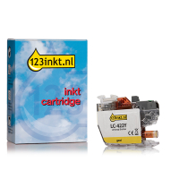 123ink version replaces Brother LC-422Y yellow ink cartridge LC-422YC 051311