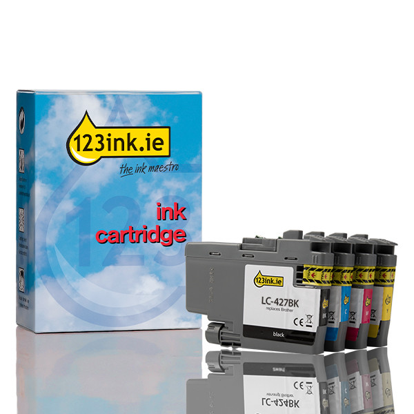 123ink version replaces Brother LC-427 BK/C/M/Y ink cartridge 4-pack  160221 - 1
