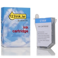 123ink version replaces Brother LC-600C cyan ink cartridge LC600CC 028961