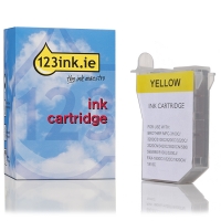 123ink version replaces Brother LC-600Y yellow ink cartridge LC600YC 028981
