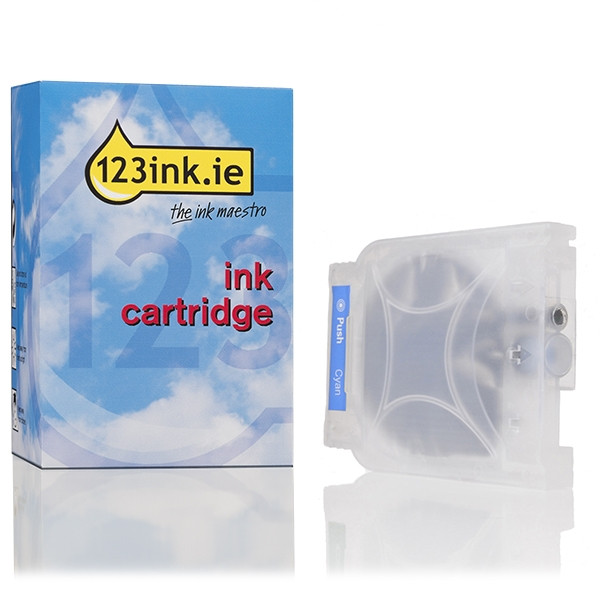 123ink version replaces Brother LC-700C cyan ink cartridge LC700CC 029001 - 1
