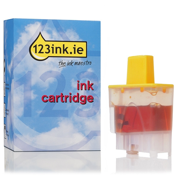 123ink version replaces Brother LC-900Y yellow ink cartridge LC900YC 028356 - 1