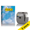 123ink version replaces Brother M-K231SBZ starter non-laminated black on white tape, 12mm | 5-pack 650691 - 1