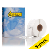 123ink version replaces Brother RD-S03E1 pre-cut labels, 102mm x 50mm | 5-pack 650647 - 1