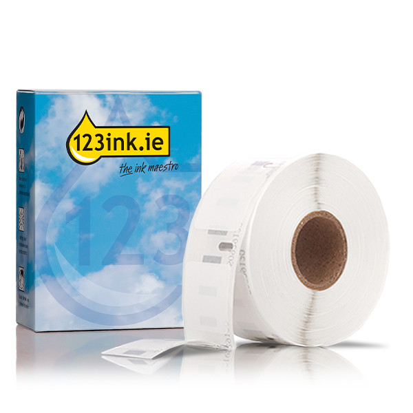 123ink version replaces Brother RD-S03E1 pre-cut labels, 102mm x 50mm 080757 - 1