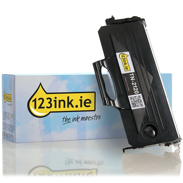 123ink version replaces Brother TN-2120 high-capacity black toner 029401 - 1