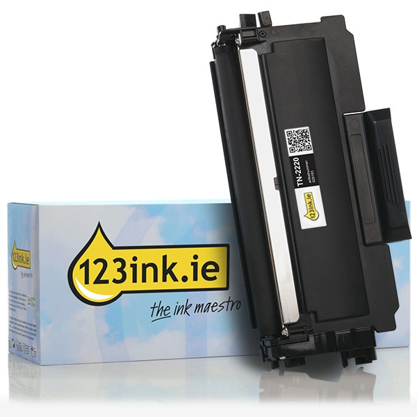 123ink version replaces Brother TN-2220 high-capacity black toner 029183 - 1