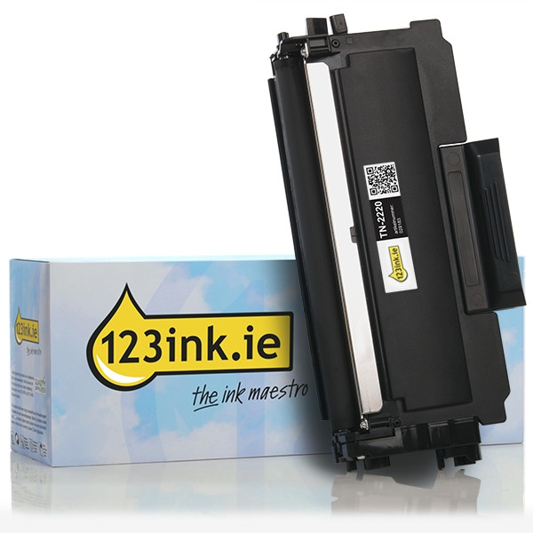 123ink version replaces Brother TN-2220 high capacity black toner TN2220C 029183 - 1