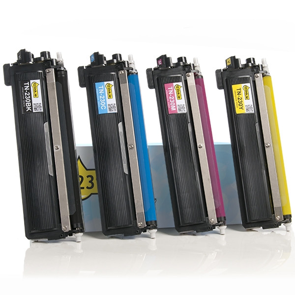 123ink version replaces Brother TN-230 BK/C/M/Y toner 4-pack  130204 - 1