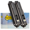 123ink version replaces Brother TN-241BK black toner 2-pack