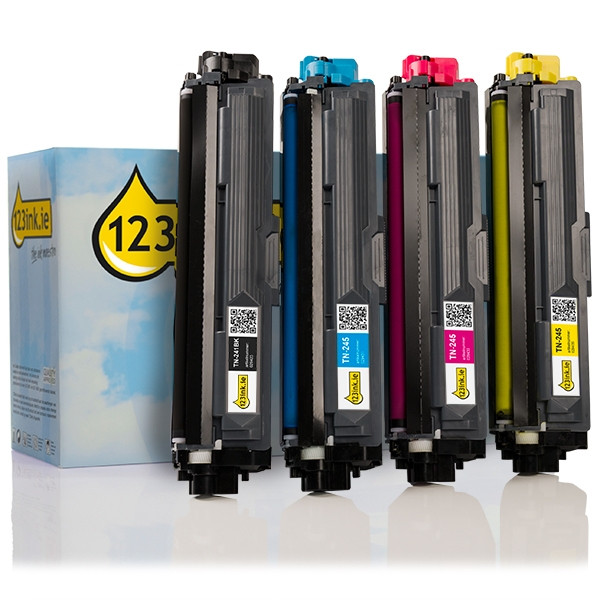123ink version replaces Brother TN-241/TN-245 BK/C/M/Y toner 4-pack  130206 - 1