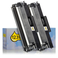 123ink version replaces Brother TN-2420 black toner 2-pack TN2420TWINC 051333