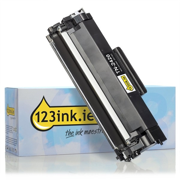 123ink version replaces Brother TN-2420 high capacity black toner TN-2420C 051163 - 1