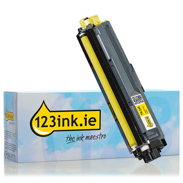 123ink version replaces Brother TN-245Y high capacity yellow toner TN245YC 029435 - 1