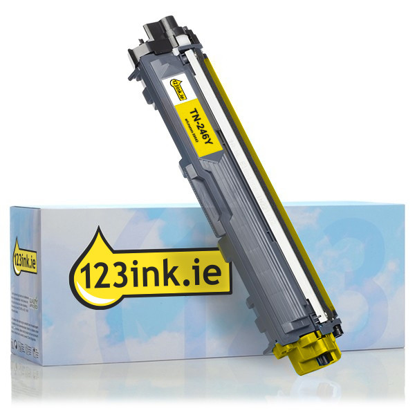 123ink version replaces Brother TN-246Y high capacity yellow toner TN246YC 051073 - 1