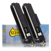 123ink version replaces Brother TN-247BK black toner 2-pack