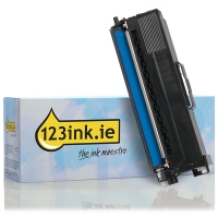 123ink version replaces Brother TN-326C high-capacity cyan toner