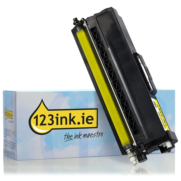 123ink version replaces Brother TN-328Y extra high capacity yellow toner TN328YC 029209 - 1