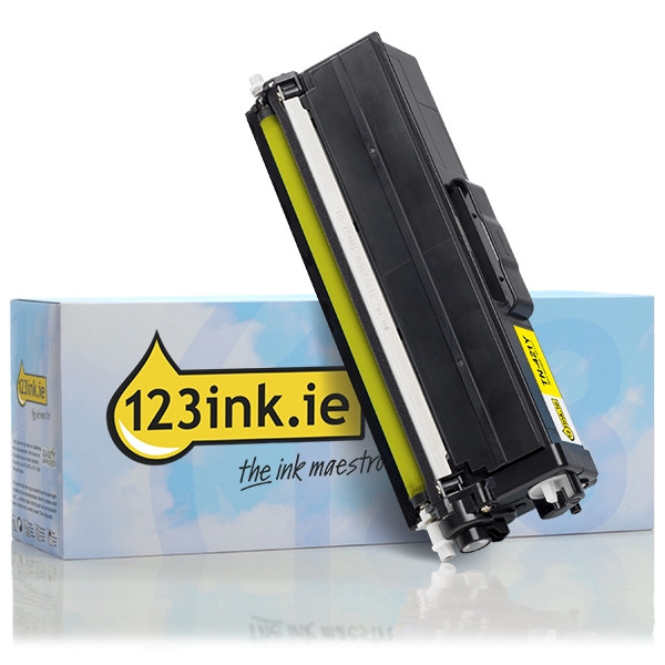 123ink version replaces Brother TN-421Y yellow toner TN421YC 051117 - 1