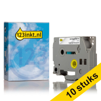 123ink version replaces Brother TZe-131 black on transparent tape, 12mm (10-pack) TZe131C 650787