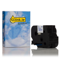 123ink version replaces Brother TZe-263 blue on white tape, 36mm TZe263C 080457