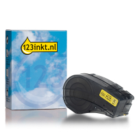 123ink version replaces Brady M21-125-C-342-YL black on yellow heat shrink tubing tape, 6.00mm x 2.10m (new version) 147732