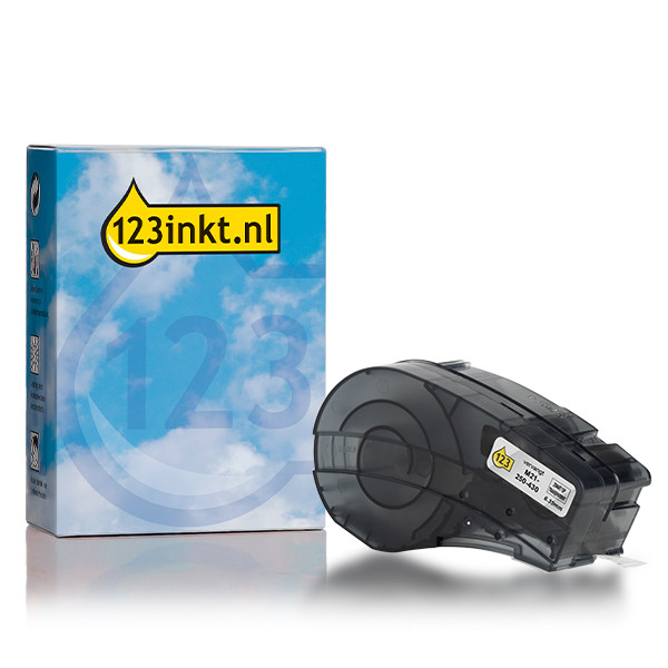 123ink version replaces Brady M21-250-430 black on transparent polyester tape, 6.35mm x 6.40m (new version) 147736 - 1