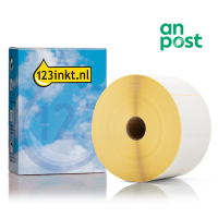 123ink version replaces Brother BCS-1J150102-203 pre-punched An Post labels,102mm x 150mm 653113