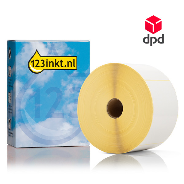 123ink version replaces Brother BCS-1J150102-203 pre-punched DPD labels, 102mm x 150mm 653413 - 1