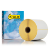 123ink version replaces Brother BDE-1J050102-102 pre-punched labels, 102mm x 50mm