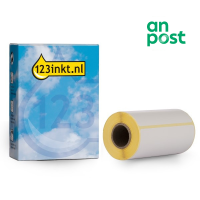 123ink version replaces Brother BDE-1J152102-058 pre-punched AnPost labels, 102mm x 152mm 653110