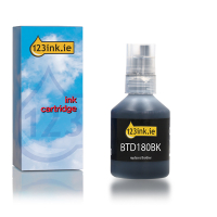 123ink version replaces Brother BTD180BK black ink bottle