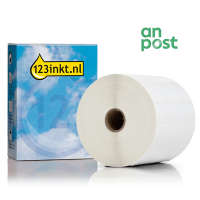 123ink version replaces Brother BUS-1J150102-121 pre-punched An post labels, 102mm x 150mm 653352