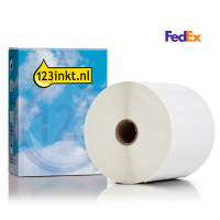 123ink version replaces Brother BUS-1J150102-121 pre-punched FedEx labels, 102 mm x 150mm 653292