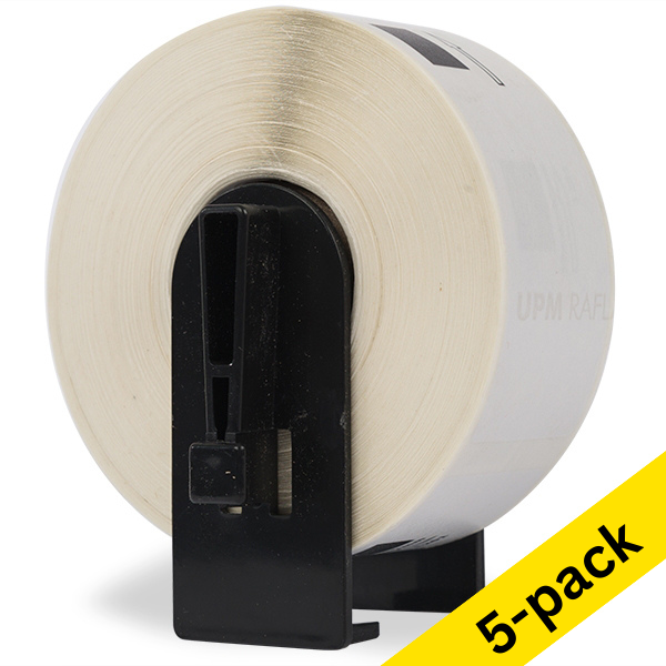 123ink version replaces Brother DK-11201 standard address label | 5-pack 653060 - 1