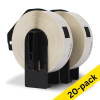 123ink version replaces Brother DK-11204 multi-purpose labels | 20-pack 089286 - 1