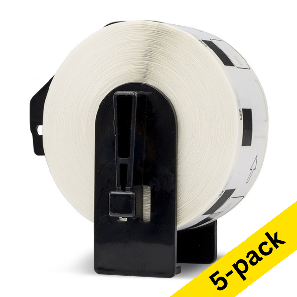 123ink version replaces Brother DK-11221 square white label (5-pack) 653065 - 1